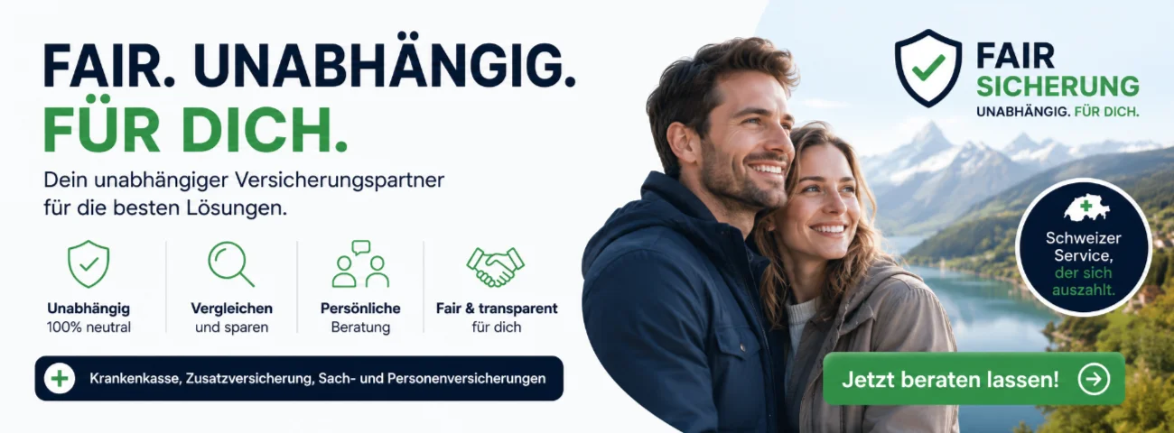 fair-sicherung.ch – fairer Versicherungsvergleich für die Schweiz
